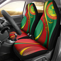 Mauritania Independence Day Car Seat Cover Mauritanian Seal Special Version - Wonder Print Shop