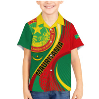 Personalised Mauritania Independence Day Family Matching Mermaid Dress and Hawaiian Shirt Mauritanian Seal Special Version - Wonder Print Shop