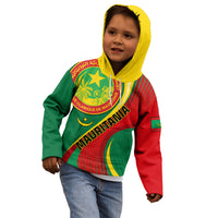 Personalised Mauritania Independence Day Kid Hoodie Mauritanian Seal Special Version - Wonder Print Shop