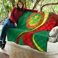 Mauritania Independence Day Quilt Mauritanian Seal Special Version - Wonder Print Shop