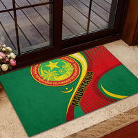 Mauritania Independence Day Rubber Doormat Mauritanian Seal Special Version - Wonder Print Shop