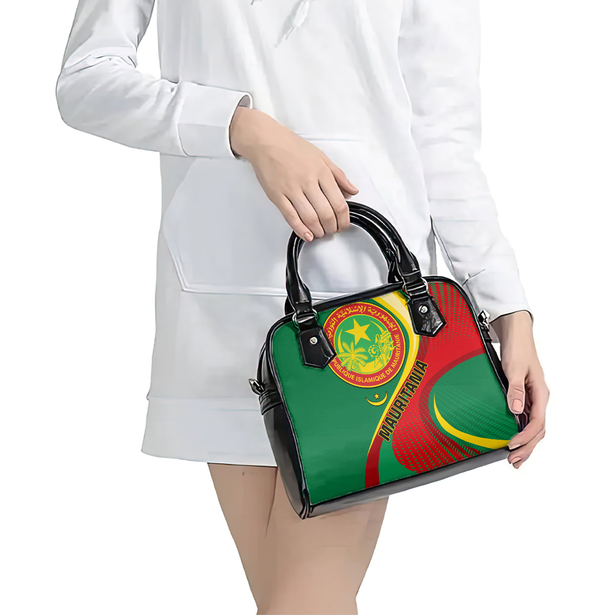 personalised-mauritania-independence-day-shoulder-handbag-mauritanian-seal-special-version