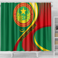 personalised-mauritania-independence-day-shower-curtain-mauritanian-seal-special-version