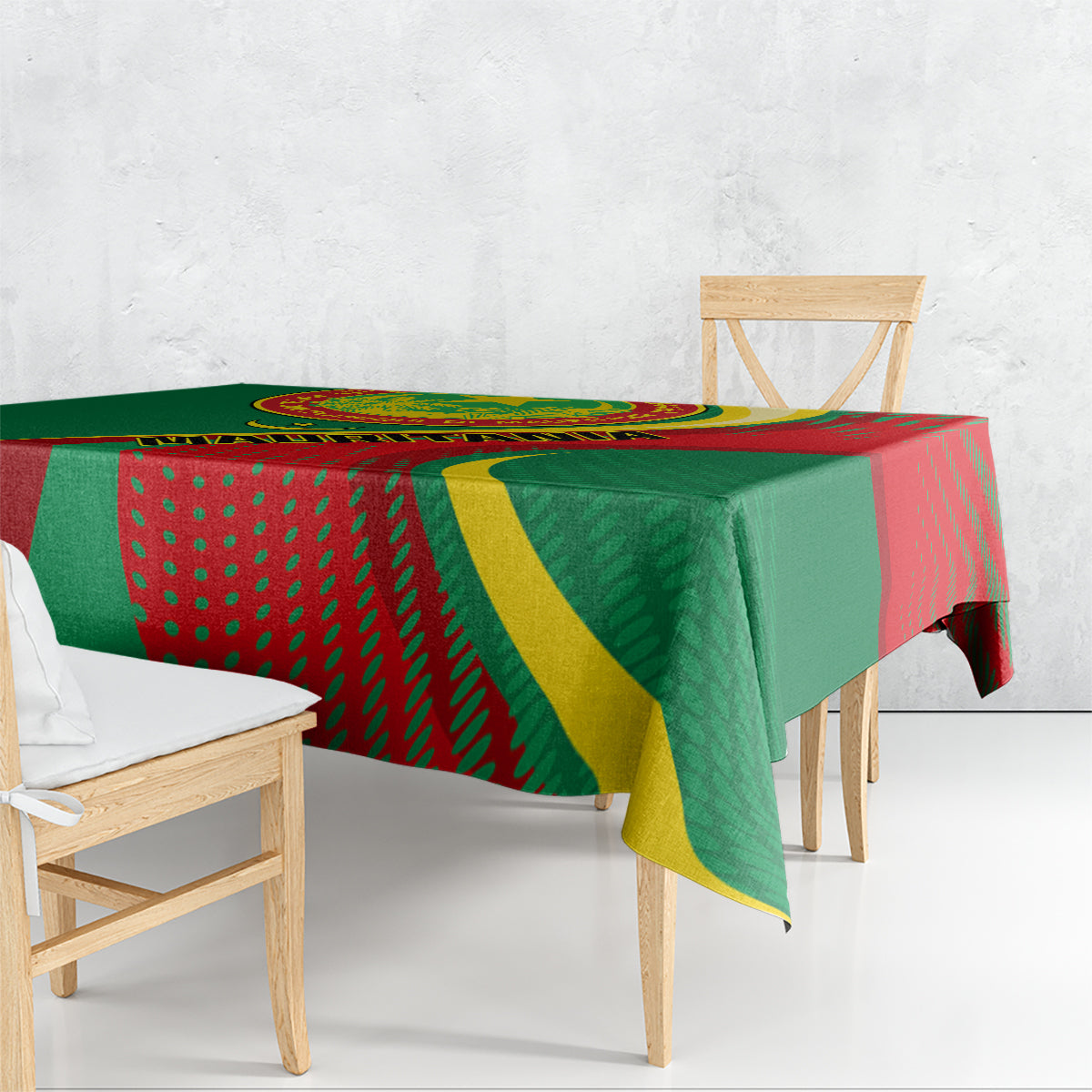 Mauritania Independence Day Tablecloth Mauritanian Seal Special Version - Wonder Print Shop