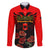 Personalised Albania Independence Day Family Matching Off Shoulder Maxi Dress and Hawaiian Shirt Albanian Coat Of Arms With Red Poppy Flower - Wonder Print Shop