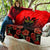 Personalised Albania Independence Day Quilt Albanian Coat Of Arms With Red Poppy Flower - Wonder Print Shop