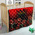 Personalised Albania Independence Day Quilt Albanian Coat Of Arms With Red Poppy Flower - Wonder Print Shop