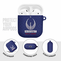 Football Uzbekistan AirPods Case Milliy Jamoa Blue Version - Wonder Print Shop