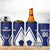 Custom Football Uzbekistan 4 in 1 Can Cooler Tumbler Milliy Jamoa Blue Version - Wonder Print Shop