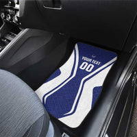 Custom Football Uzbekistan Car Mats Milliy Jamoa Blue Version - Wonder Print Shop