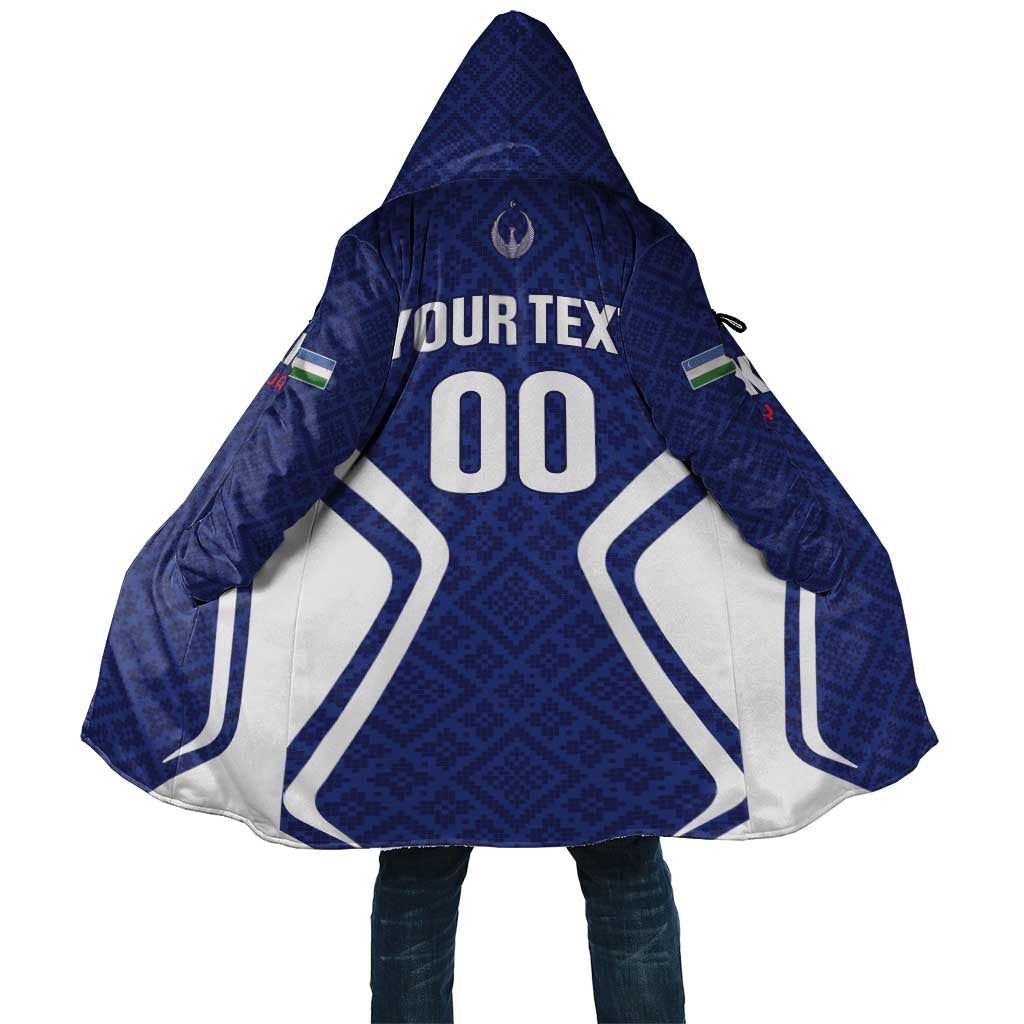 Custom Football Uzbekistan Cloak Milliy Jamoa Blue Version - Wonder Print Shop