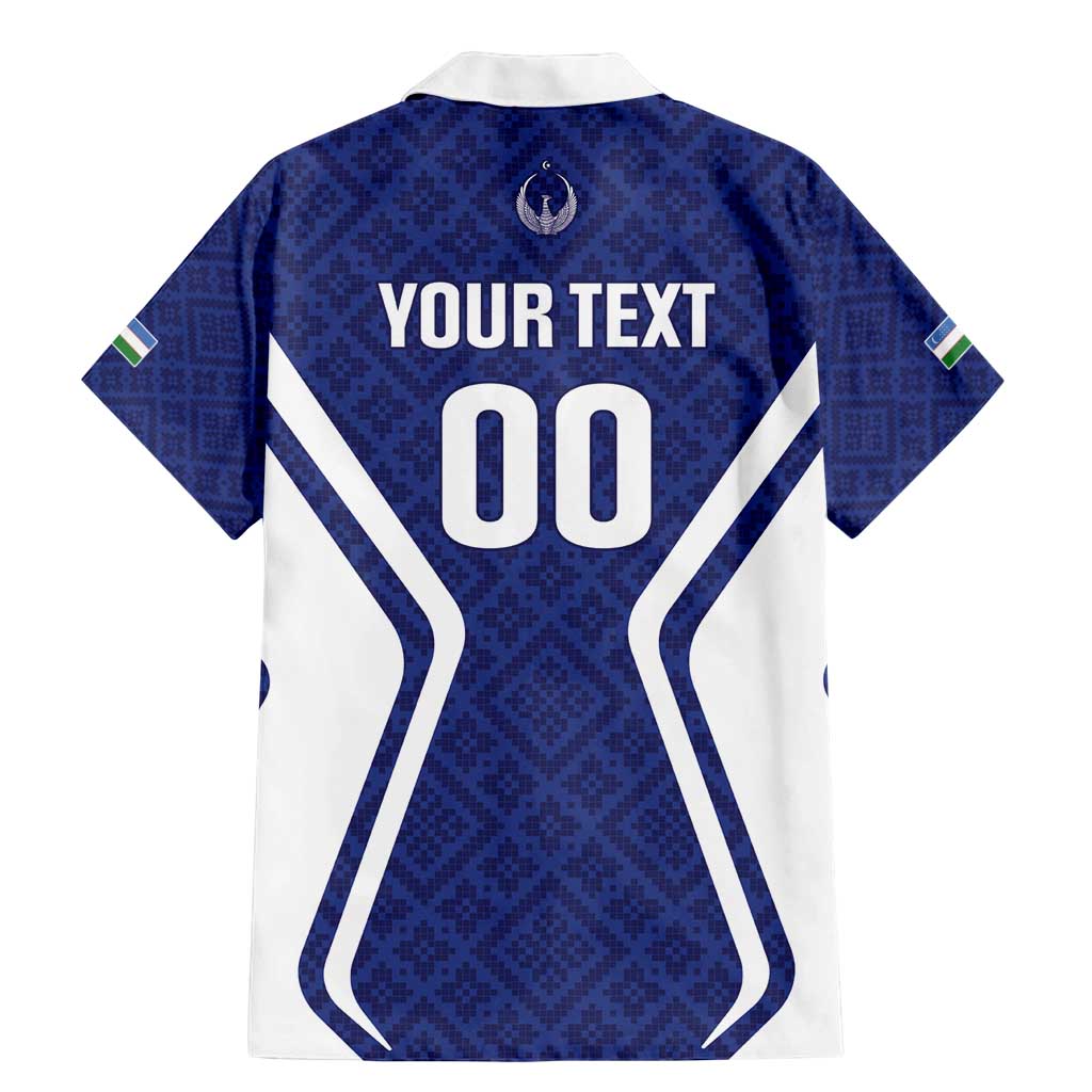 Custom Football Uzbekistan Family Matching Mermaid Dress and Hawaiian Shirt Milliy Jamoa Blue Version - Wonder Print Shop