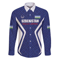 Custom Football Uzbekistan Family Matching Puletasi and Hawaiian Shirt Milliy Jamoa Blue Version - Wonder Print Shop