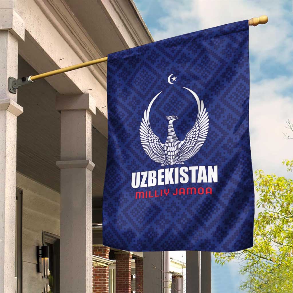 Football Uzbekistan Garden Flag Milliy Jamoa Blue Version - Wonder Print Shop