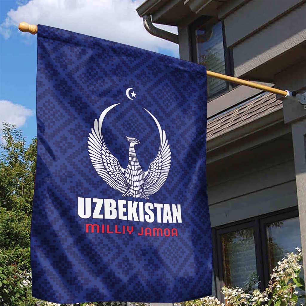 Football Uzbekistan Garden Flag Milliy Jamoa Blue Version - Wonder Print Shop
