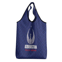 Football Uzbekistan Grocery Bag Milliy Jamoa Blue Version - Wonder Print Shop