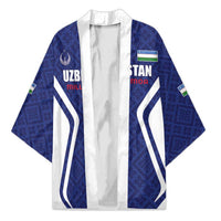 Custom Football Uzbekistan Kimono Milliy Jamoa Blue Version - Wonder Print Shop