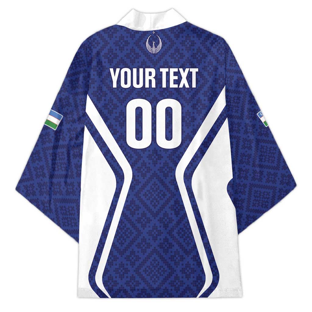 Custom Football Uzbekistan Kimono Milliy Jamoa Blue Version - Wonder Print Shop