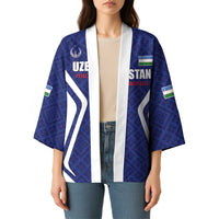 Custom Football Uzbekistan Kimono Milliy Jamoa Blue Version - Wonder Print Shop