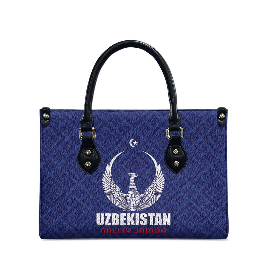 Football Uzbekistan Leather Bag Milliy Jamoa Blue Version - Wonder Print Shop