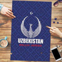 Football Uzbekistan Puzzle Milliy Jamoa Blue Version - Wonder Print Shop