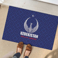 Football Uzbekistan Rubber Doormat Milliy Jamoa Blue Version - Wonder Print Shop