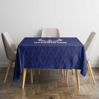 Football Uzbekistan Tablecloth Milliy Jamoa Blue Version - Wonder Print Shop