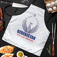 Football Uzbekistan Apron Milliy Jamoa White Version - Wonder Print Shop