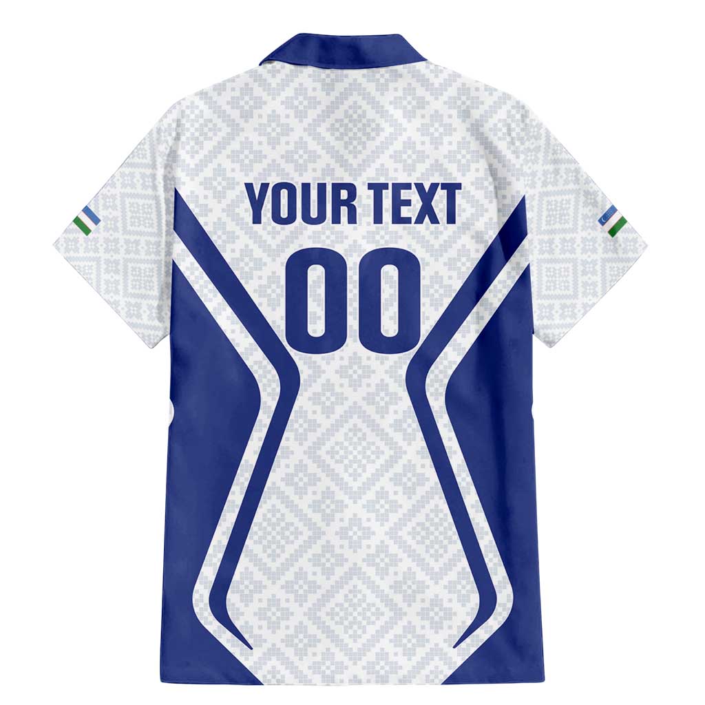 Custom Football Uzbekistan Family Matching Mermaid Dress and Hawaiian Shirt Milliy Jamoa White Version - Wonder Print Shop