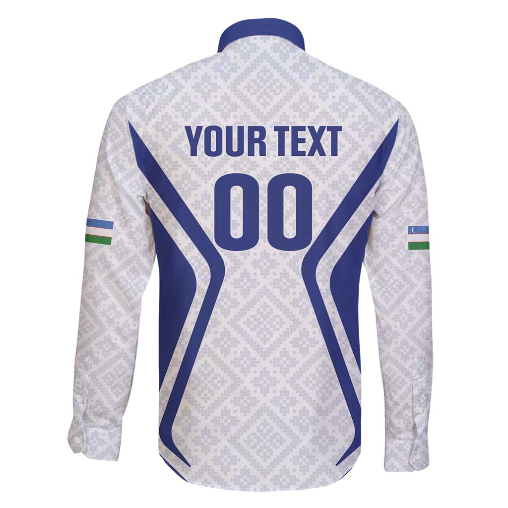Custom Football Uzbekistan Family Matching Puletasi and Hawaiian Shirt Milliy Jamoa White Version - Wonder Print Shop