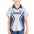 Custom Football Uzbekistan Kid Hawaiian Shirt Milliy Jamoa White Version - Wonder Print Shop