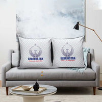 Football Uzbekistan Pillow Cover Milliy Jamoa White Version - Wonder Print Shop