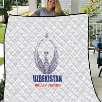 Football Uzbekistan Quilt Milliy Jamoa White Version - Wonder Print Shop
