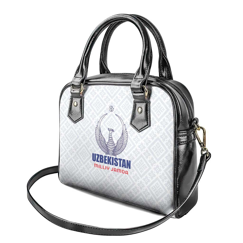Football Uzbekistan Shoulder Handbag Milliy Jamoa White Version - Wonder Print Shop