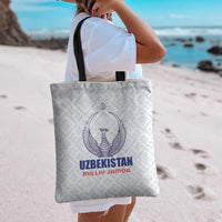 Football Uzbekistan Tote Bag Milliy Jamoa White Version - Wonder Print Shop