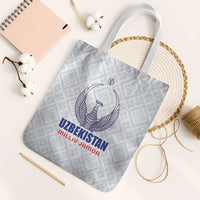 Football Uzbekistan Tote Bag Milliy Jamoa White Version - Wonder Print Shop