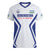 Custom Football Uzbekistan Women V-Neck T-Shirt Milliy Jamoa White Version - Wonder Print Shop