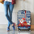 Pennsylvania Christmas Luggage Cover Santa Claus With Gift Box Xmas Pattern - Wonder Print Shop