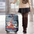 Pennsylvania Christmas Luggage Cover Santa Claus With Gift Box Xmas Pattern - Wonder Print Shop