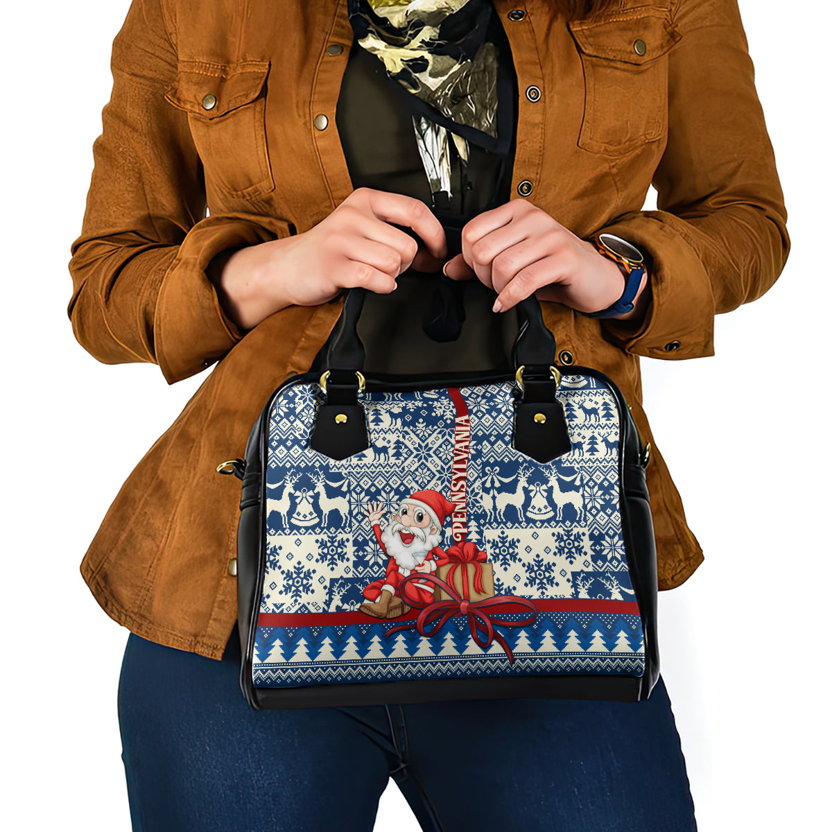 pennsylvania-christmas-shoulder-handbag-santa-claus-with-gift-box-xmas-pattern