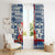Pennsylvania Christmas Window Curtain Santa Claus With Gift Box Xmas Pattern - Wonder Print Shop