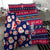Custom Ohio Christmas Bedding Set Santa Claus Pattern Unique Style - Wonder Print Shop
