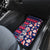 Custom Ohio Christmas Car Mats Santa Claus Pattern Unique Style - Wonder Print Shop