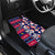 Custom Ohio Christmas Car Mats Santa Claus Pattern Unique Style - Wonder Print Shop