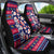Custom Ohio Christmas Car Seat Cover Santa Claus Pattern Unique Style - Wonder Print Shop