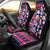 Custom Ohio Christmas Car Seat Cover Santa Claus Pattern Unique Style - Wonder Print Shop