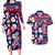 Custom Ohio Christmas Couples Matching Long Sleeve Bodycon Dress and Hawaiian Shirt Santa Claus Pattern Unique Style - Wonder Print Shop
