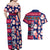 Custom Ohio Christmas Couples Matching Off Shoulder Maxi Dress and Hawaiian Shirt Santa Claus Pattern Unique Style - Wonder Print Shop