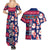 Custom Ohio Christmas Couples Matching Summer Maxi Dress and Hawaiian Shirt Santa Claus Pattern Unique Style - Wonder Print Shop