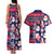 Custom Ohio Christmas Couples Matching Tank Maxi Dress and Hawaiian Shirt Santa Claus Pattern Unique Style - Wonder Print Shop